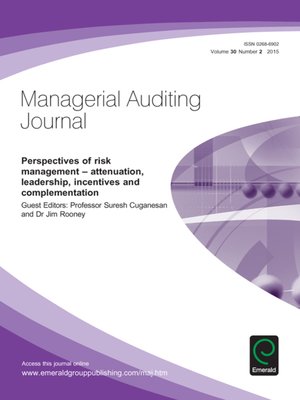 cover image of Managerial Auditing Journal, Volume 30, Issue 2